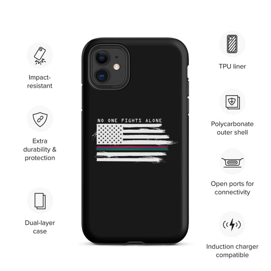 No One Fights Alone - Tough iPhone case - Daily Grind