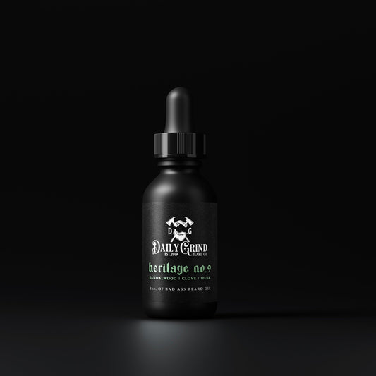 Beard Oil - Heritage No. 9 - Daily Grind Beard Company