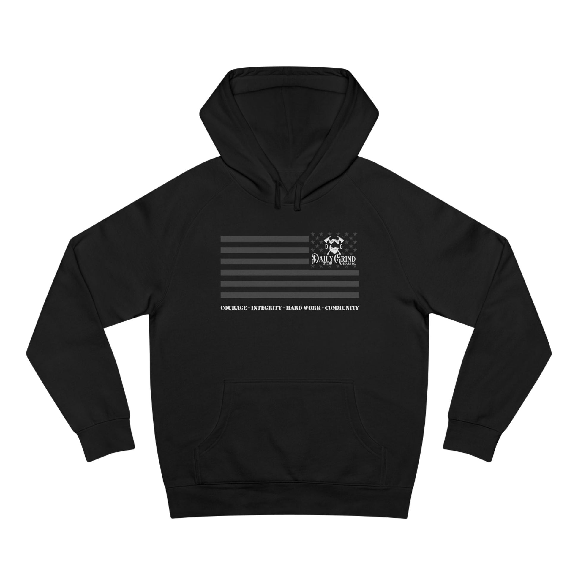 Black Unisex Hoodie - Daily Grind