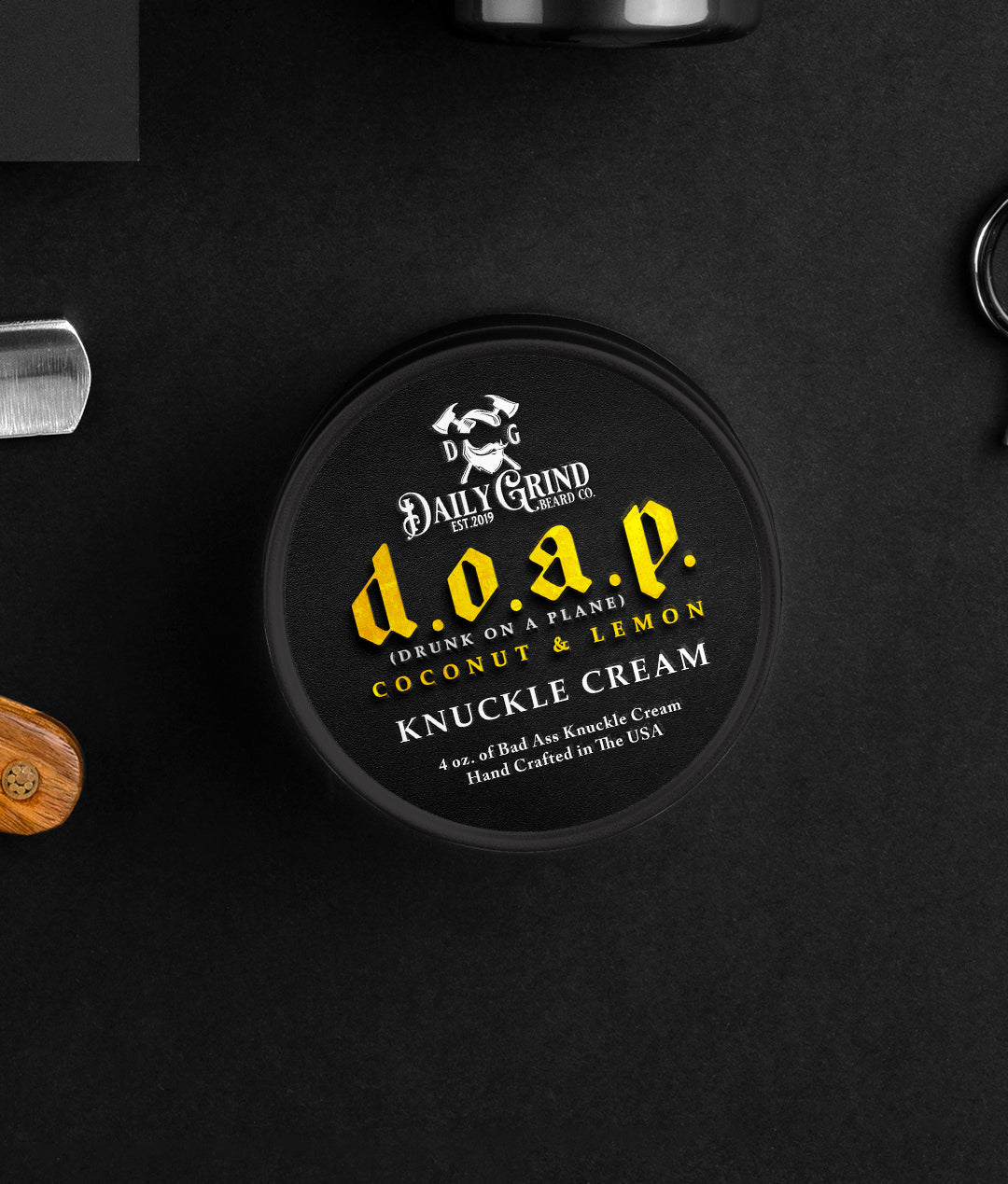 Knuckle Cream - Summer Scent - Lemon, Fresh Coconut - Daily Grind