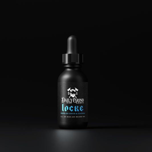 Locke Beard Oil for Men | Cedar & Leather by Daily Grind - Daily Grind Beard Company