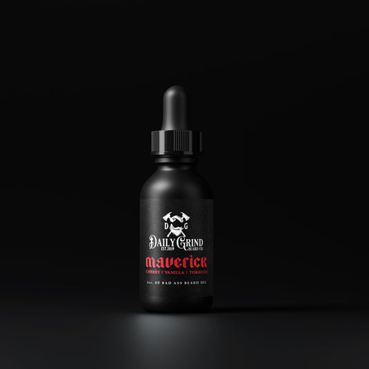 Maverick Beard Oil for Men | Cherry, Vanilla & Tobacco - Daily Grind Beard Company