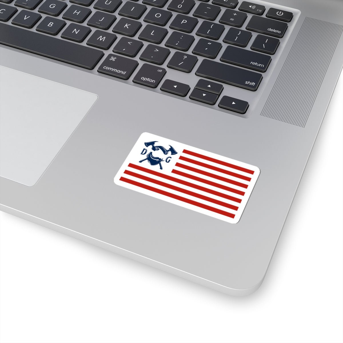 Patriotic Bumper Sticker - American Flag Decal, Daily Grind Laptop Decals, Gifts For Veterans - Daily Grind