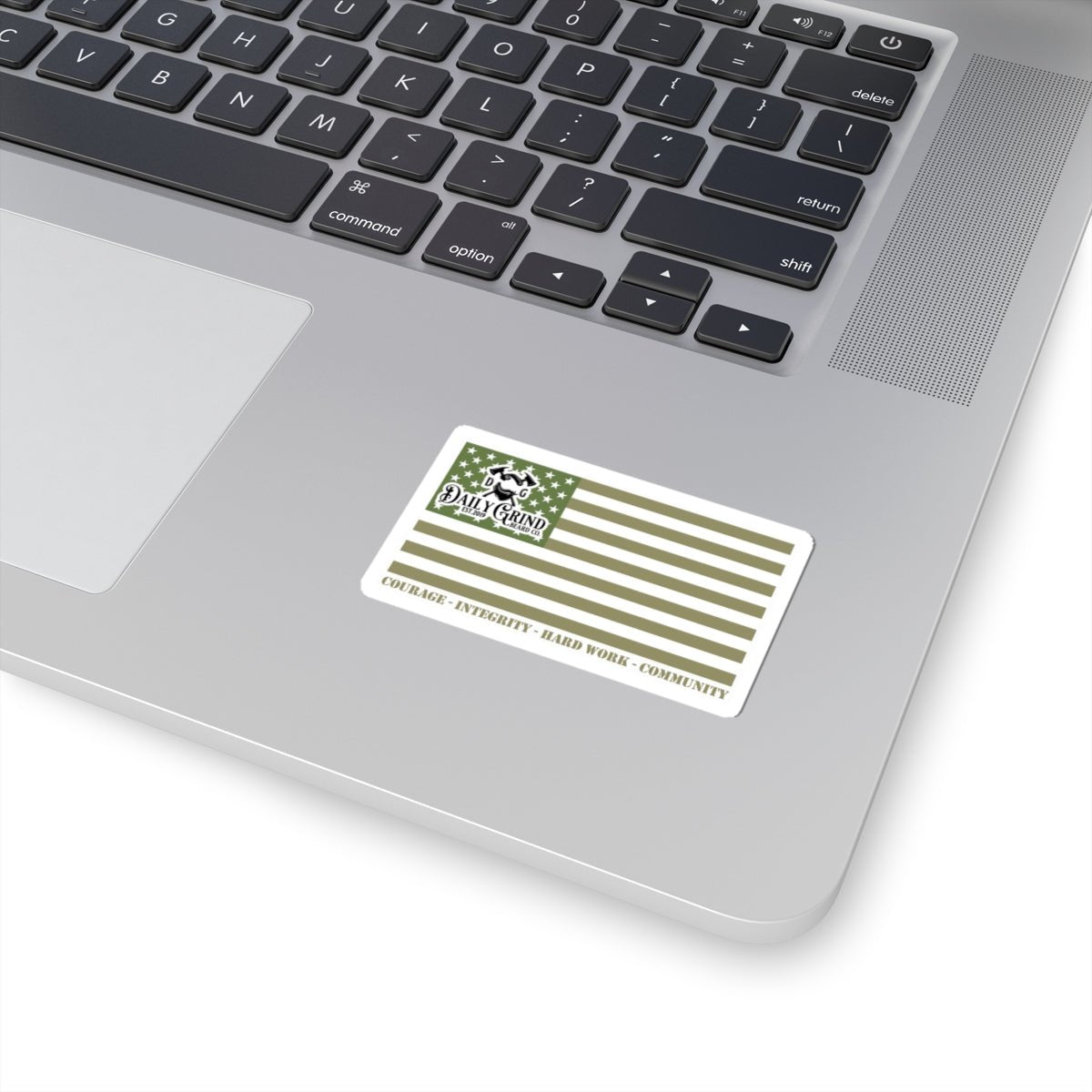 Patriotic Bumper Sticker - American Flag Decal, Gifts For Veterans - Daily Grind