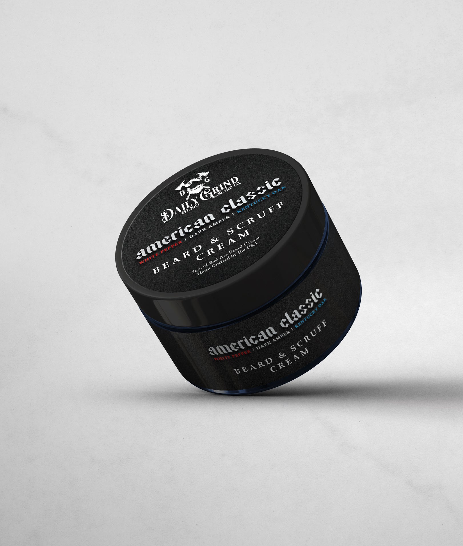 American Classic - White Pepper, Dark Amber, Kentucky Oak, Beard & Scruff Cream - Daily Grind