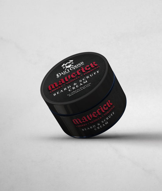 Maverick - Cherry, Vanilla, Tobacco, Beard & Scruff Cream - Daily Grind